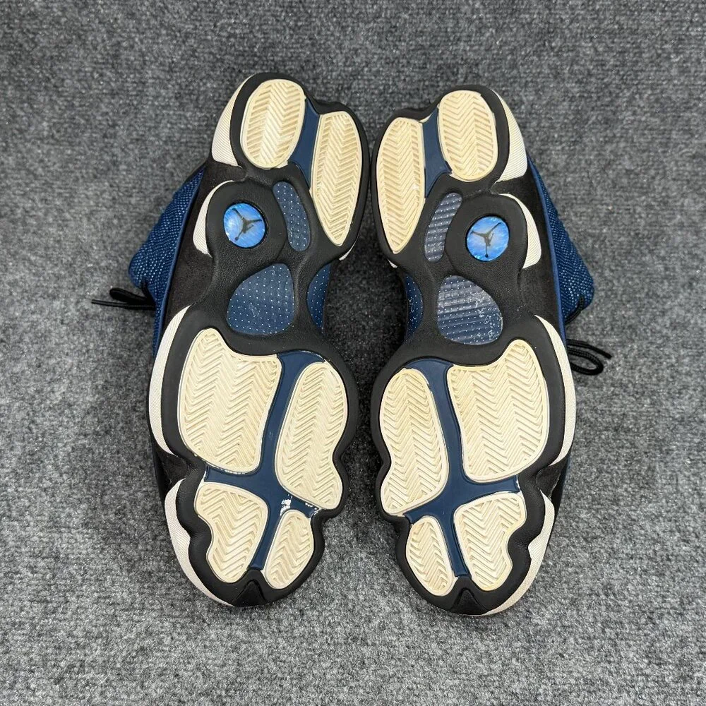 Jordan 13 Retro Basketball Shoes Men's Size 11.5‎ Brave Blue Athletic Sneakers
